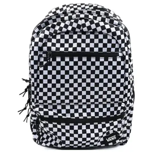 Vans Polyester Backpack Regular Unisex Black & White
