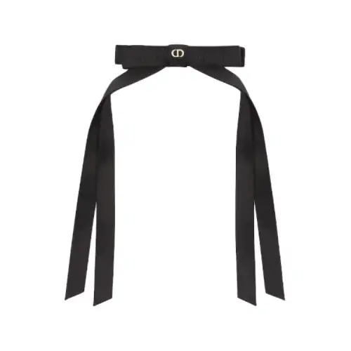 DIOR Viscose Hair Clips Women's Black/Light Gold