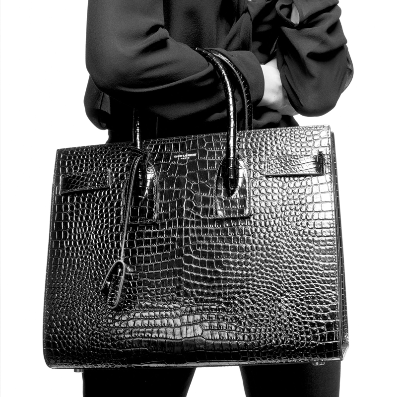 Женская сумка SAINT LAURENT (черная) — фото 6