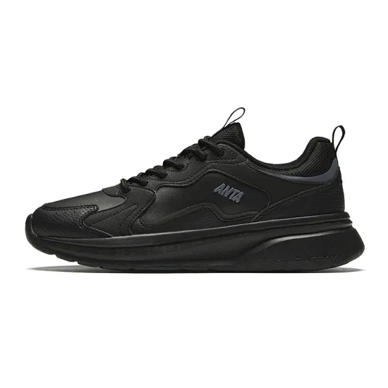 ANTA Casual Shoes Women's Low-Top Black/Steel Gray