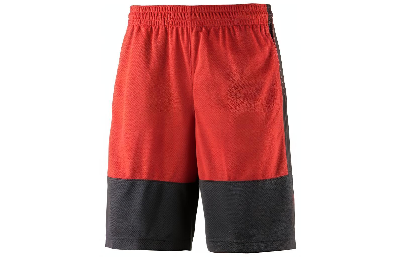 Jordan Basketball Shorts Men’s Red Black Moderate Straight Fit Pants