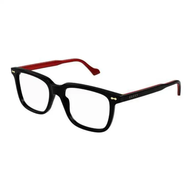 GUCCI Rectangular Sunglasses Men's Black