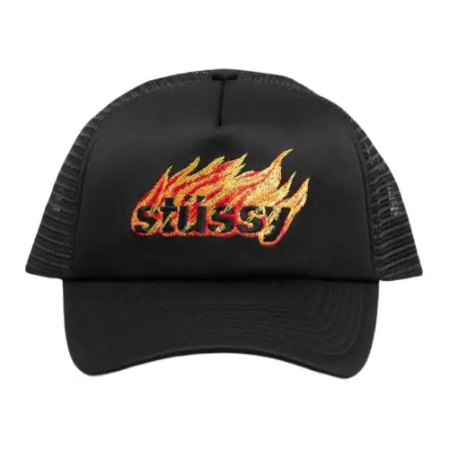 Stussy Polyester Baseball Caps Women's Black