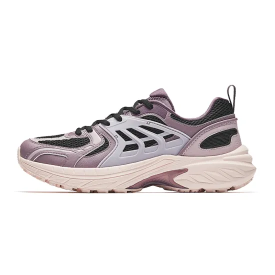 ANTA Running Collection Running Shoes Women's Low-Top Basic Black/Soft Pink Purple/Healing Pink