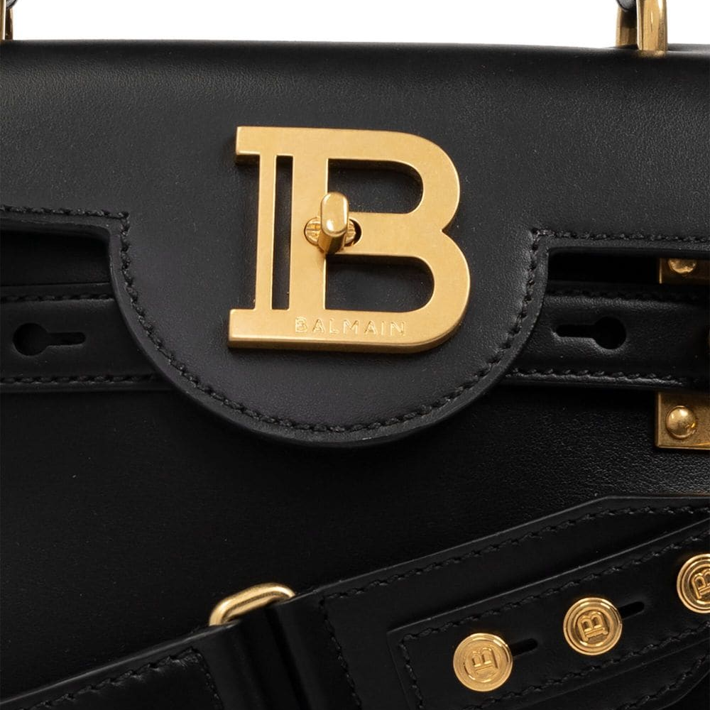 Женская сумка BALMAIN B-BUZZ (черная) — фото 5