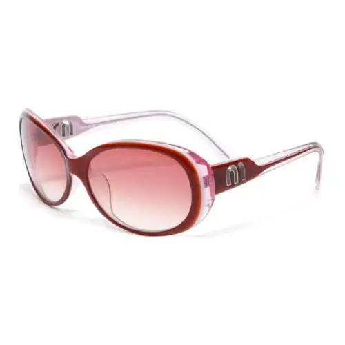 MIU MIU Appliqué Oval frame Sunglasses