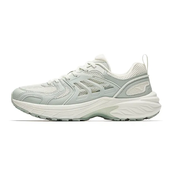 Anta Lightweight Low Top Casual Running Shoes Women's White Gray