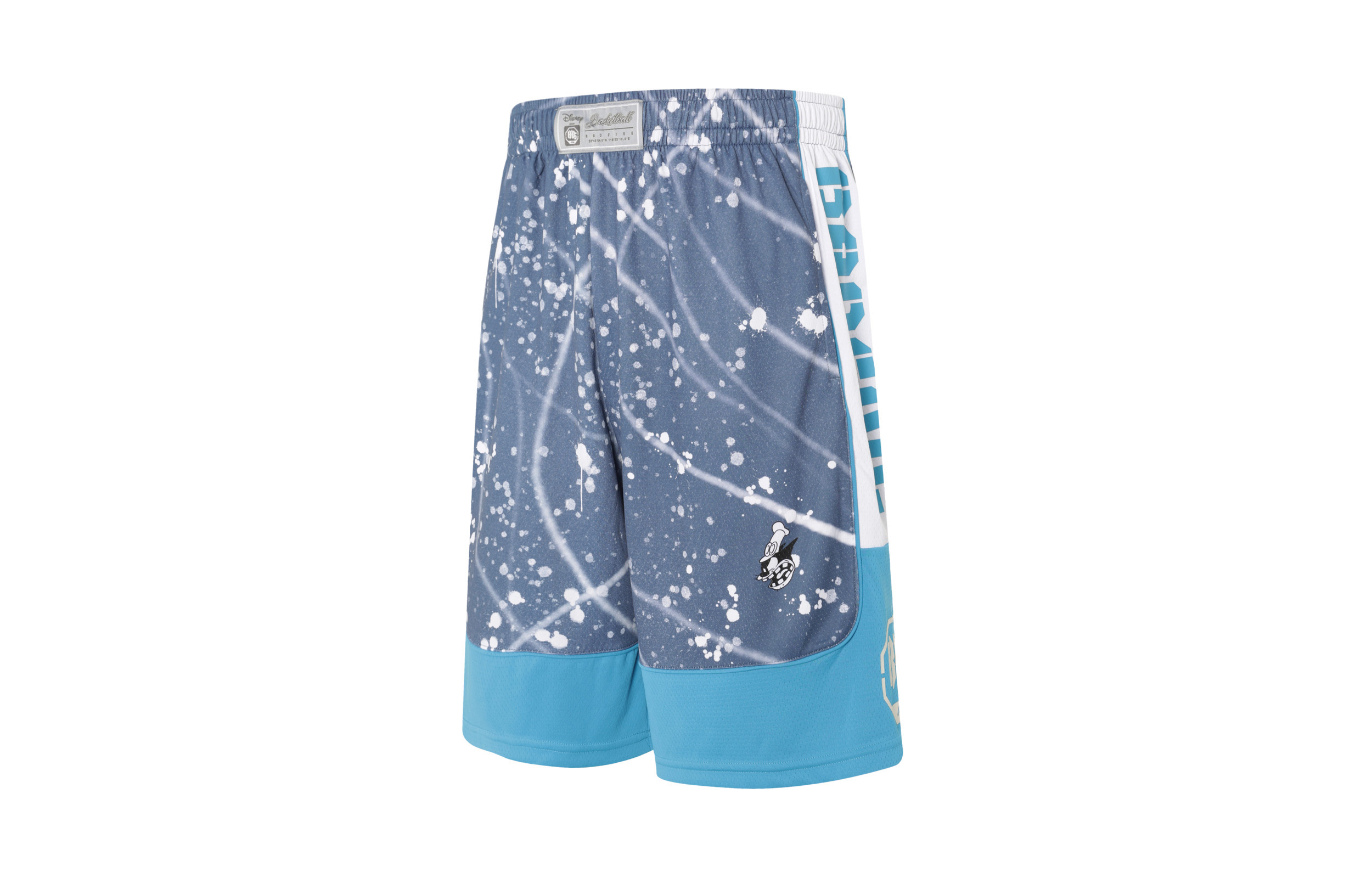 Li Ning Basketball Shorts Men’s Blue Spot All Over Print