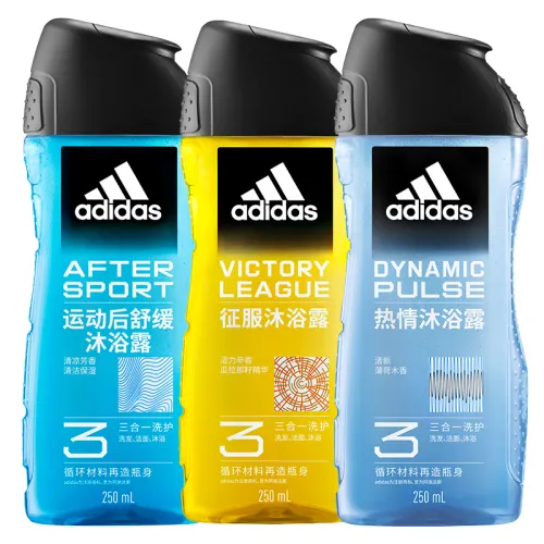 Adidas, perfumed soothing shower gel strongly flavoured, shampoo, fragrant moisturizing refreshing mint cleansing milk, long-term effect