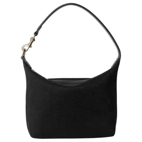GUCCI Canvas With Leather Binding Canvas Bag, Handbag, Shoulder Bag Extra Mini Women's Black