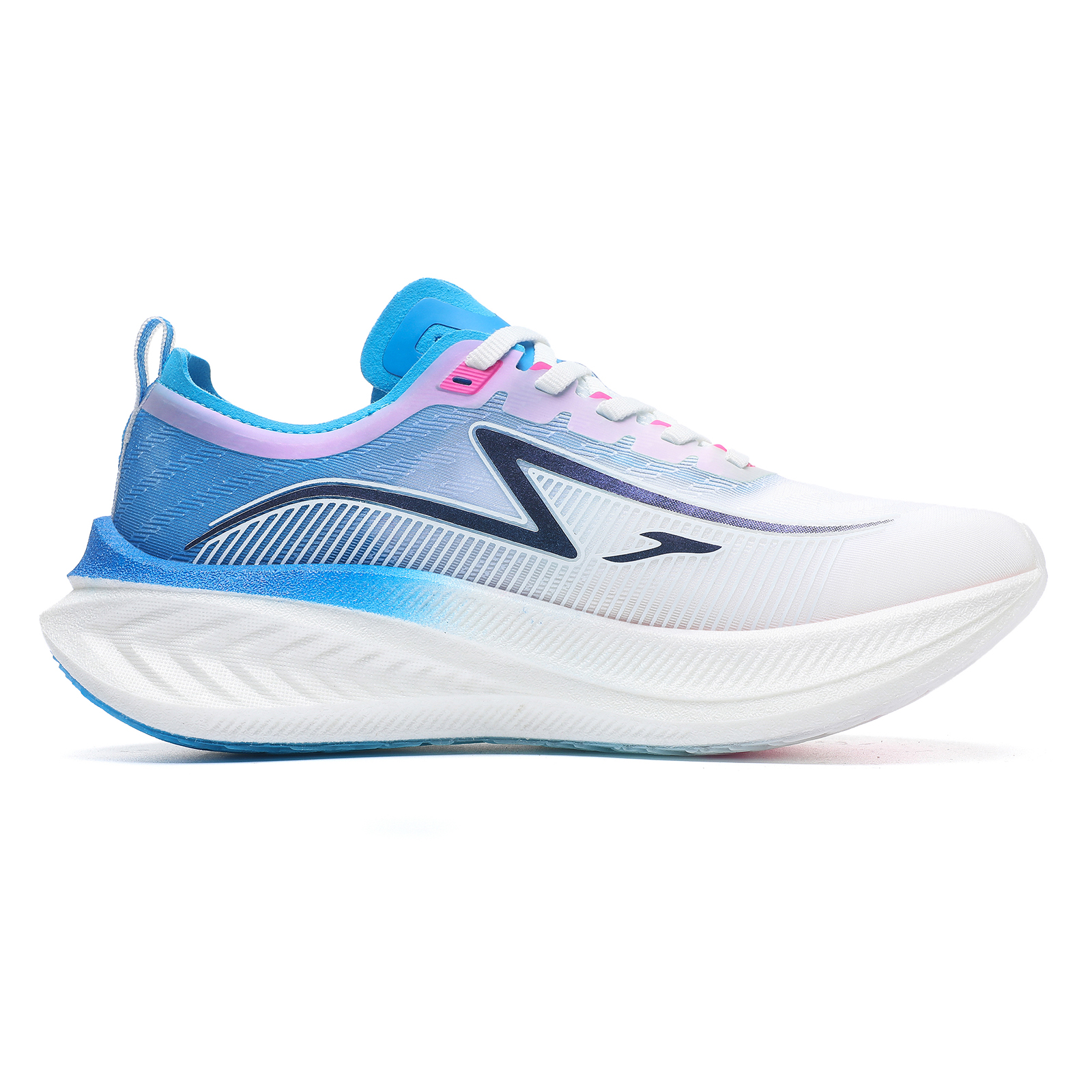 TREEPERI Running Shoes Unisex Low Top Blue/Red/White