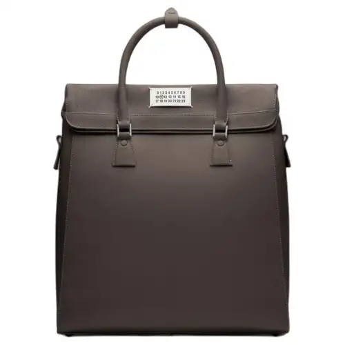 Maison Margiela 5AC Calfskin With Goatskin Backpack, Portable Crossbody Bag, Shoulder Bag Unisex Gray