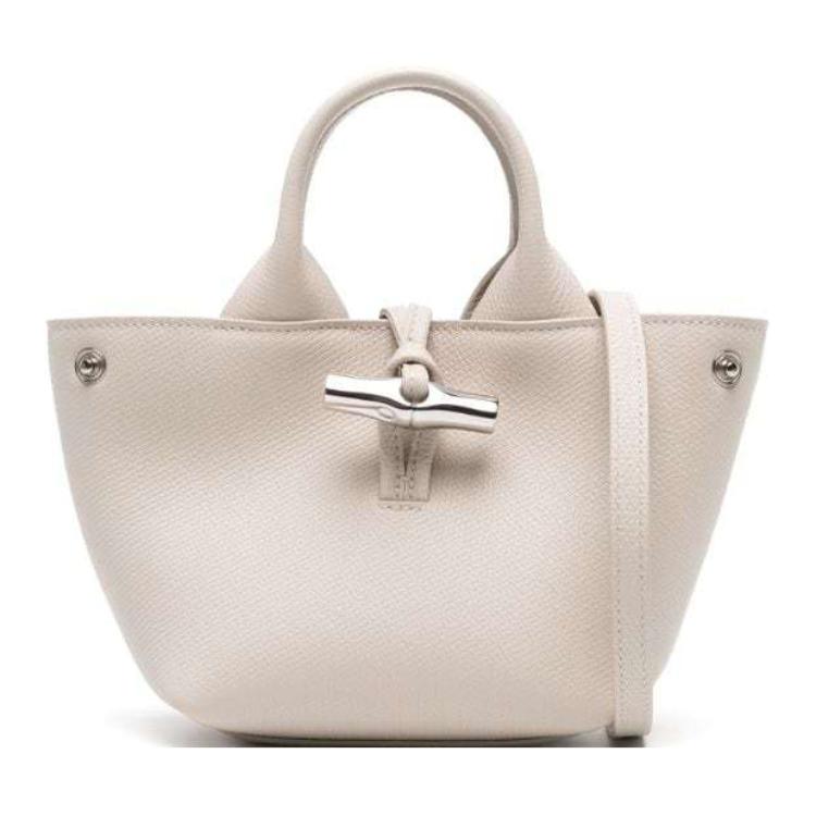 Женская сумка LONGCHAMP Le Roseau (белая)