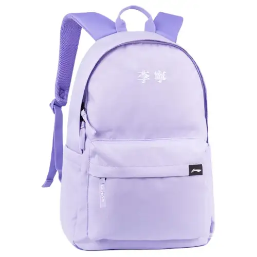 Li Ning Polyester Sports Backpack Regular Unisex Lilac