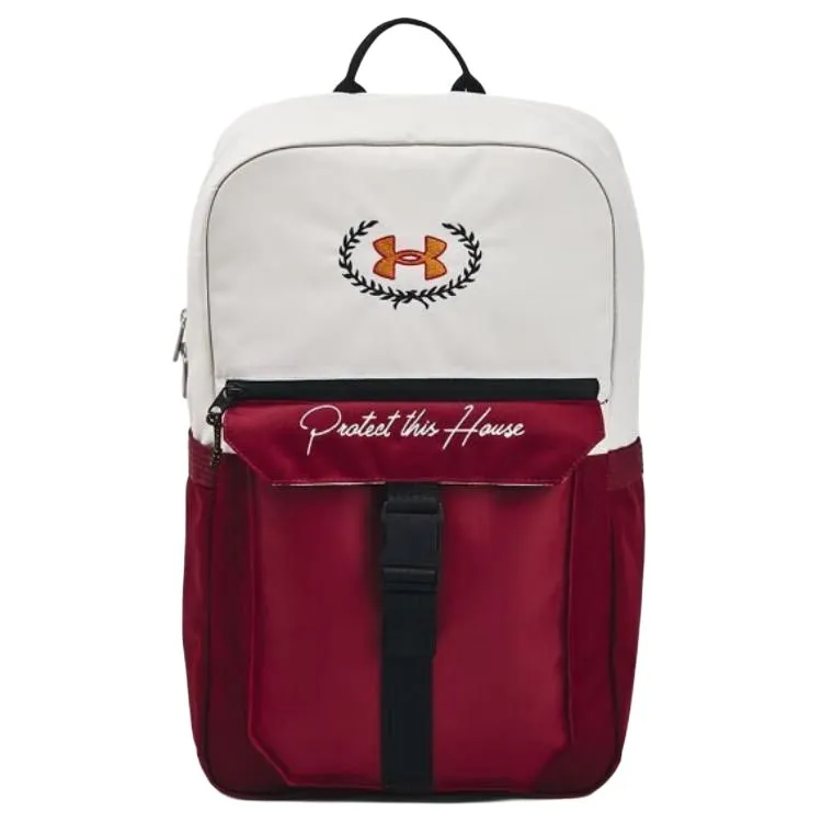 Under Armour Under Armour Polyester Backpack Medium Unisex Clay & White & Red