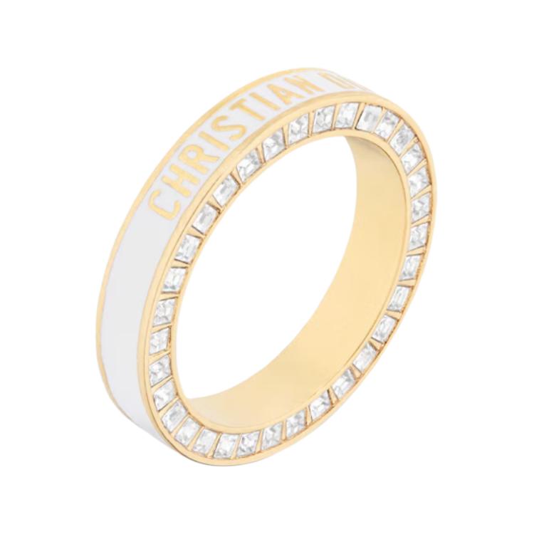 Женское кольцо Dior Night Code (золотое)
