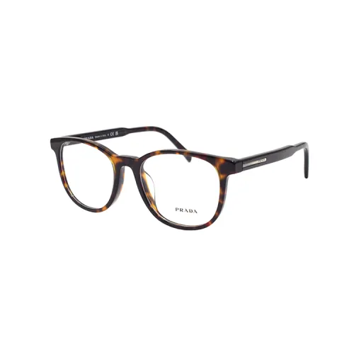 PRADA Round Eyeglass Frames Men's Tortoiseshell