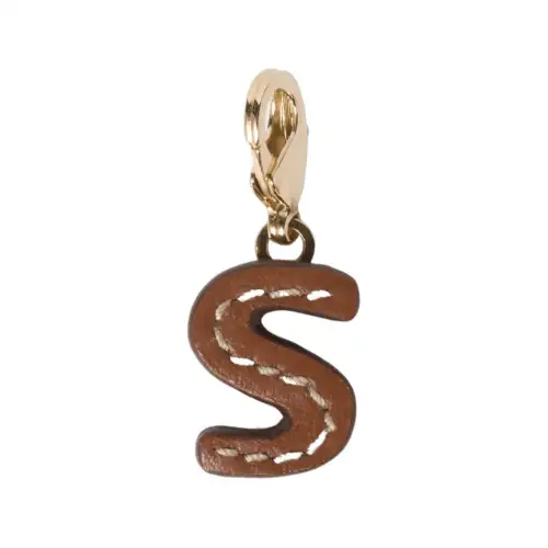 MIU MIU Leather Charms & Pendants Women's Brown