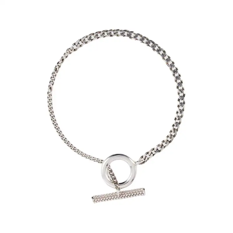 Bottega Veneta Sterling Silver Bracelets Men's Silver