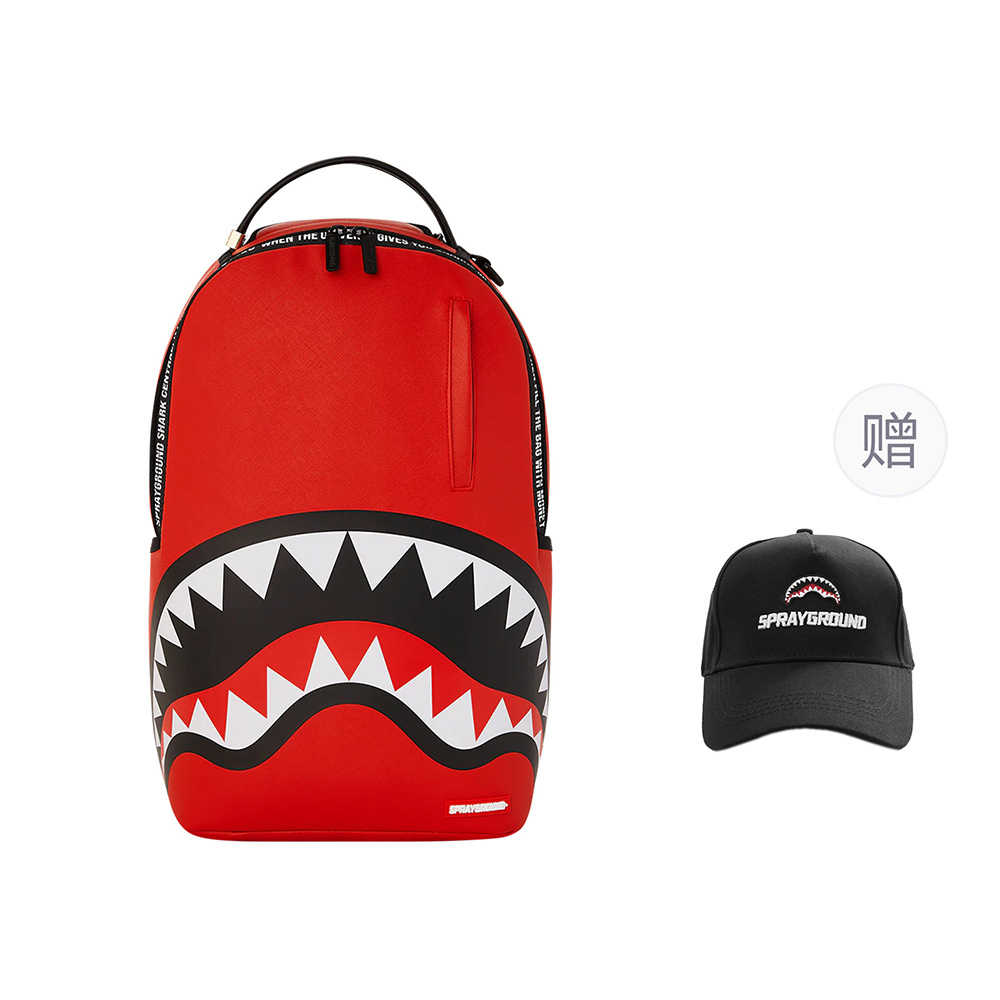 Рюкзак SPRAYGROUND Shark Logo (красный)