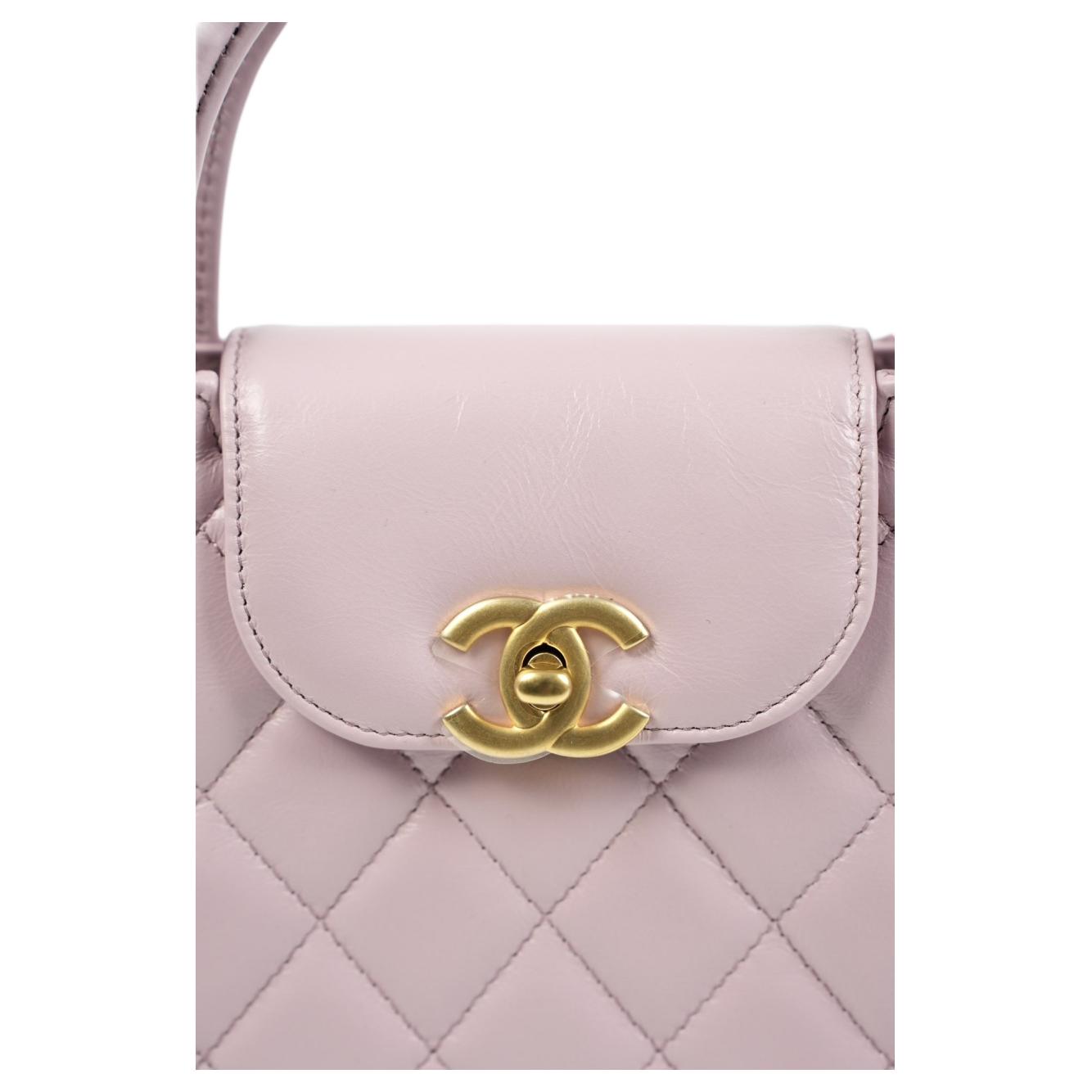 Женская сумка Chanel 24A Kelly (розовая) — фото 6