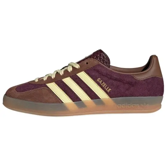 Adidas Originals Gazelle Indoor Maroon Almost Yellow