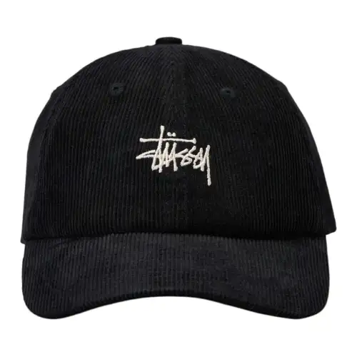 Stussy Corduroy Baseball Caps Men's Black