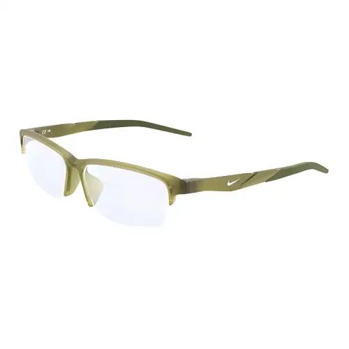 Nike Injection Molded Square Eyeglass Frames Unisex Green