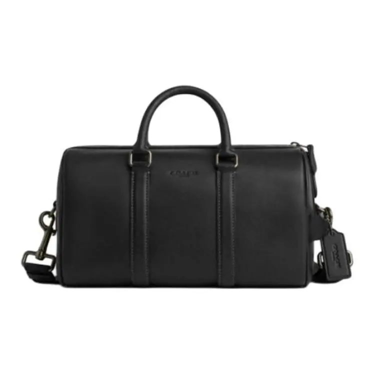 COACH Venturer Cow Leather Shoulder Bag, Crossbody Bag, Handbag Large Men's Black