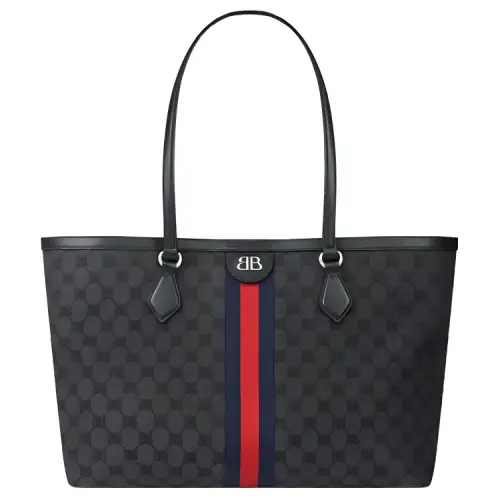 Gucci X Balenciaga The Hacker Project Medium Tote Bag Black