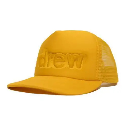 Drew House Cotton Baseball Caps Men's Yellow