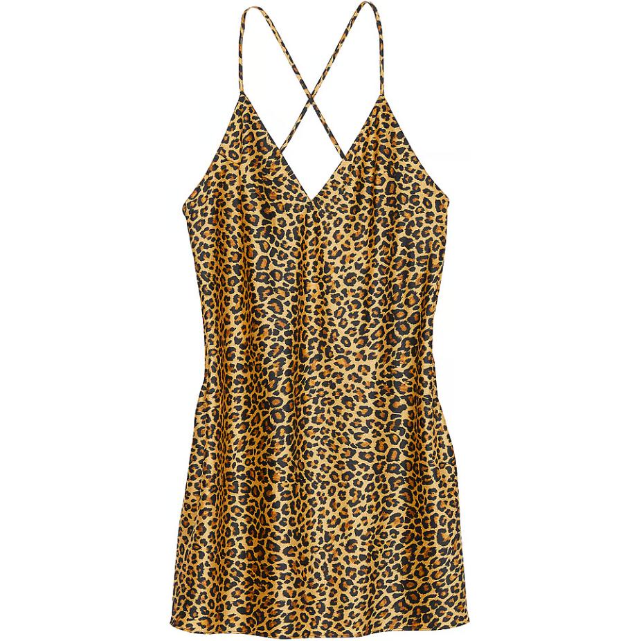 Женская сумка Victoria's Secret Satin Open-Back Slip /ANIMAL PRINT V (леопардовая)
