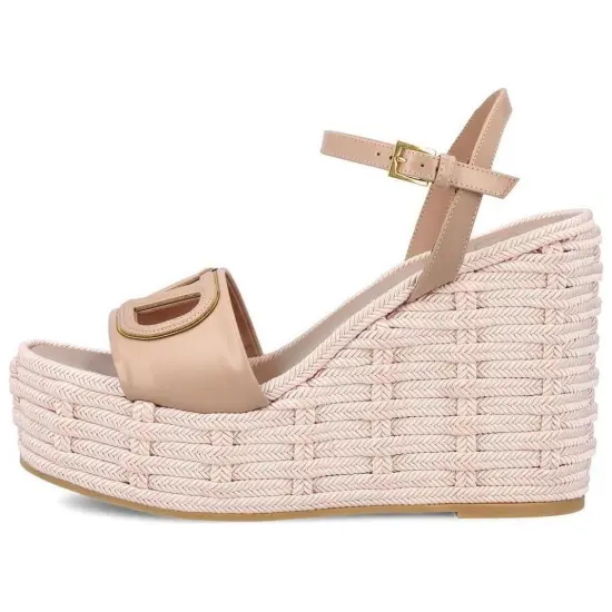 Valentino Vlogo Strap Sandals Women's Pink