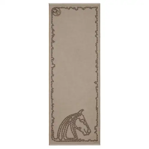 HERMES Cashmere, Silk Knit Scarves Men's Taupe