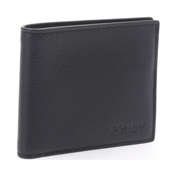 Мужской кошелек COACH Billfold Wallet 10 (черный) — фото 2