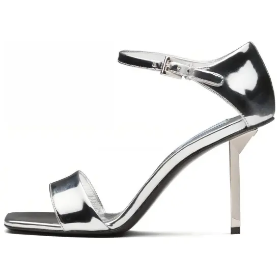 PRADA Strap Sandals Women's Silver