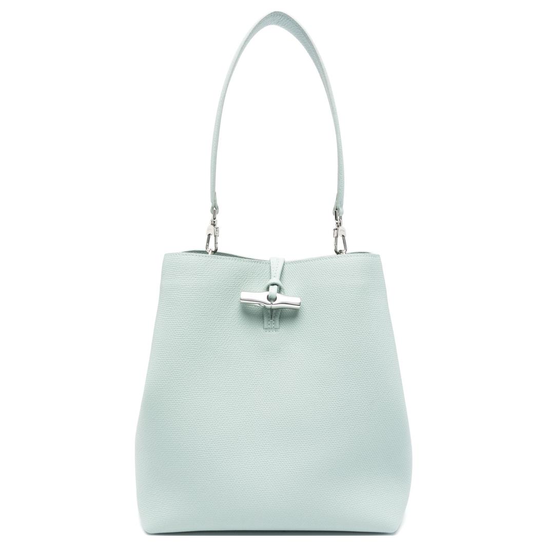Женская сумка LONGCHAMP Le Roseau (зеленая)