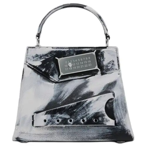 Maison Margiela Small Snatched Handpainted Handbag