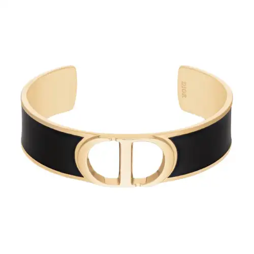 DIOR Metal Bangles Women's Gold/Black