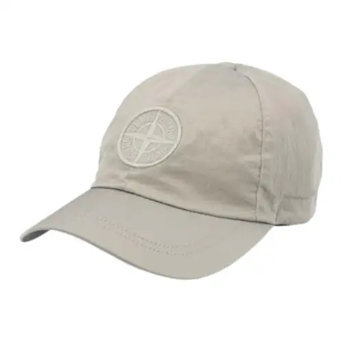 STONE ISLAND Logo-Embroidered Baseball Cap