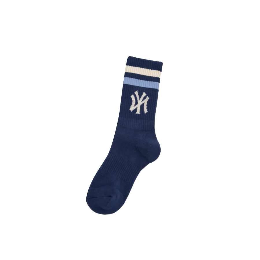 MLB New York Yankees Crew Socks Unisex 1 Pack Dark Blue