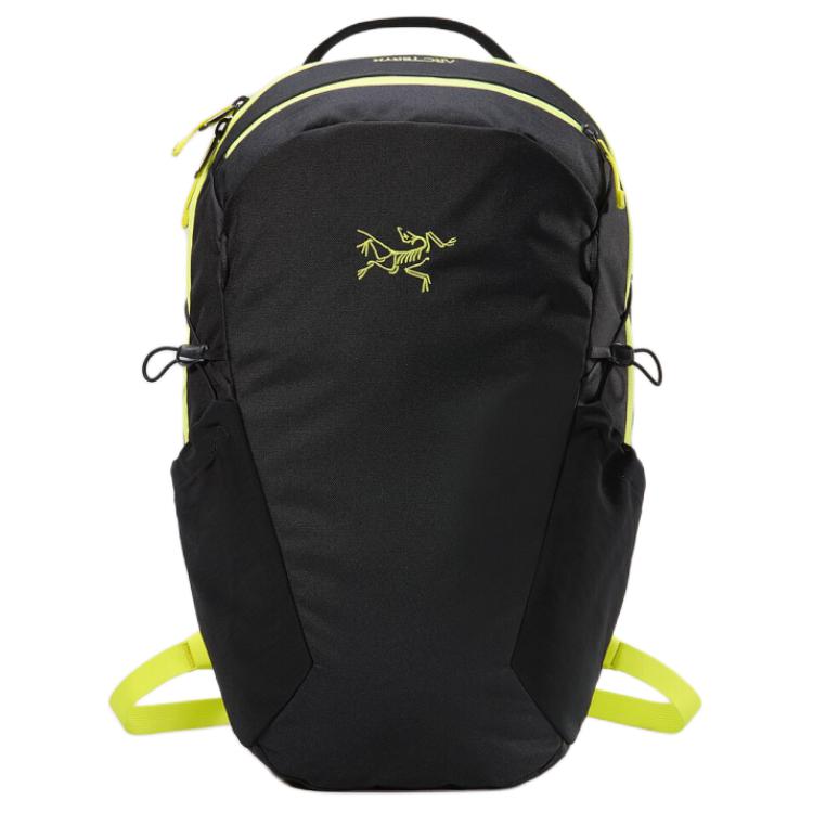 Рюкзак Arcteryx 16L (черный с неоновым зеленым)