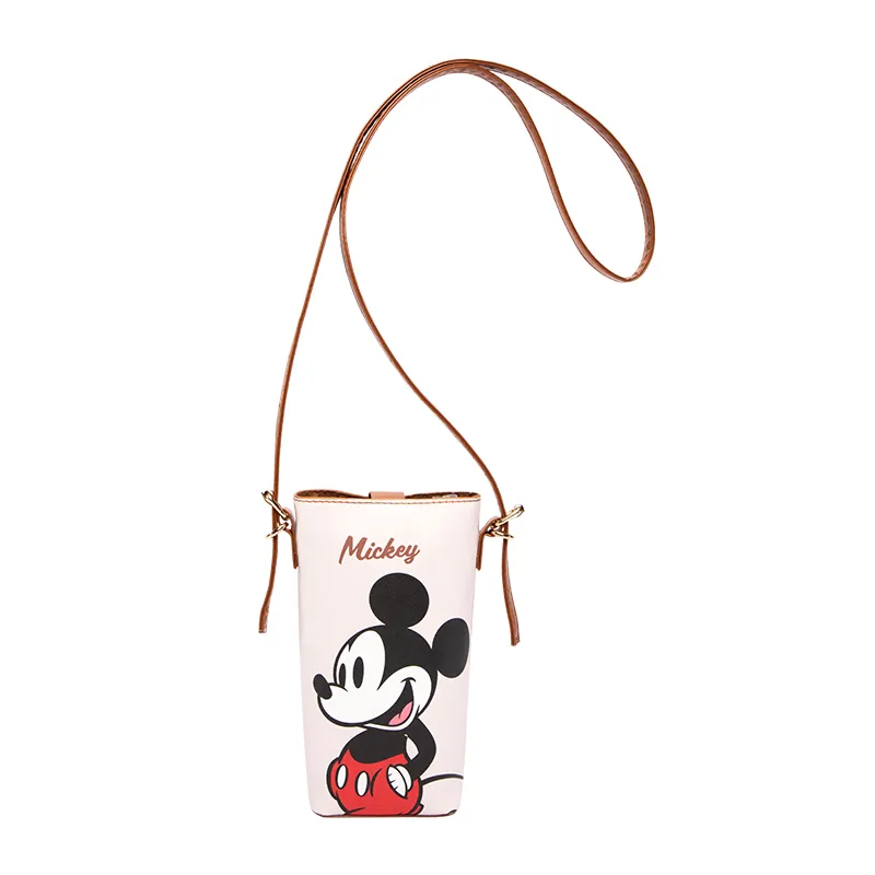 Disney Minnie Collection Mickey Mouse Collection PVC Shoulder Bag, Crossbody Bag Cell Phone Pouch Women's