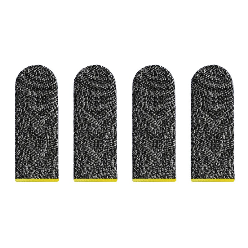 STIGER Stike mobile game finger cots, silver fiber, non-slip, anti-sweat, ultra-thin, e-sports positioning touch screen, dedicated for professional live broadcast anchors, suitable for King of Glory Genshin Impact touch screen gloves