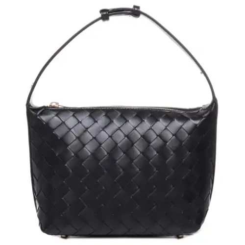 Bottega Veneta Sheepskin Handbag Mini Women's Black