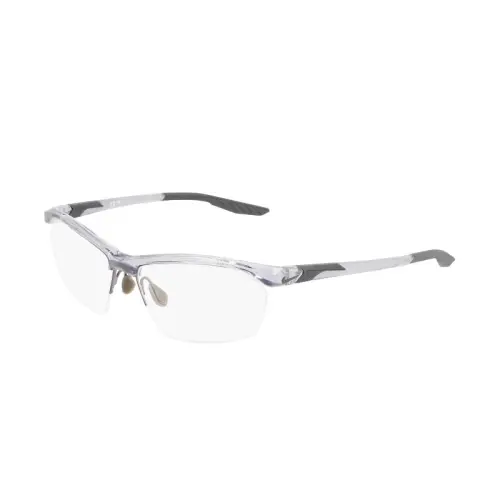 Nike Injection Molded Square Eyeglass Frames Unisex Transparent