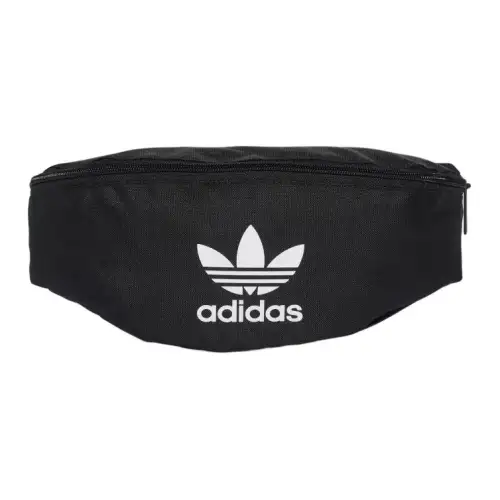 Adidas Originals Polyester One Shoulder Crossbody Fanny Pack Unisex Black