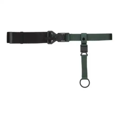 STONE ISLAND Solid Color Design, Smooth Buckle Polyester Leather Belts Men's Black