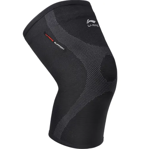Li Ning, non-slip breathable knitted polyurethane elastic football basketball knee pads for cycling for men and women, absorbs sweat and smell, polyester
