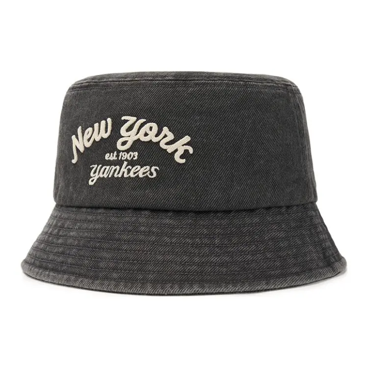 MLB Cotton Bucket Hats Unisex Charcoal Gray